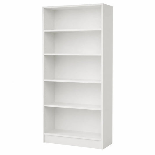 Regał biały z płyty MDF 180x80x30 cm