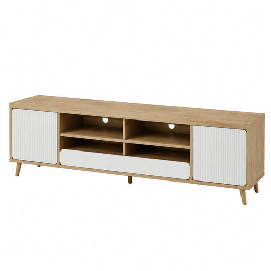 Szafka RTV drewniana z półkami 150 cm